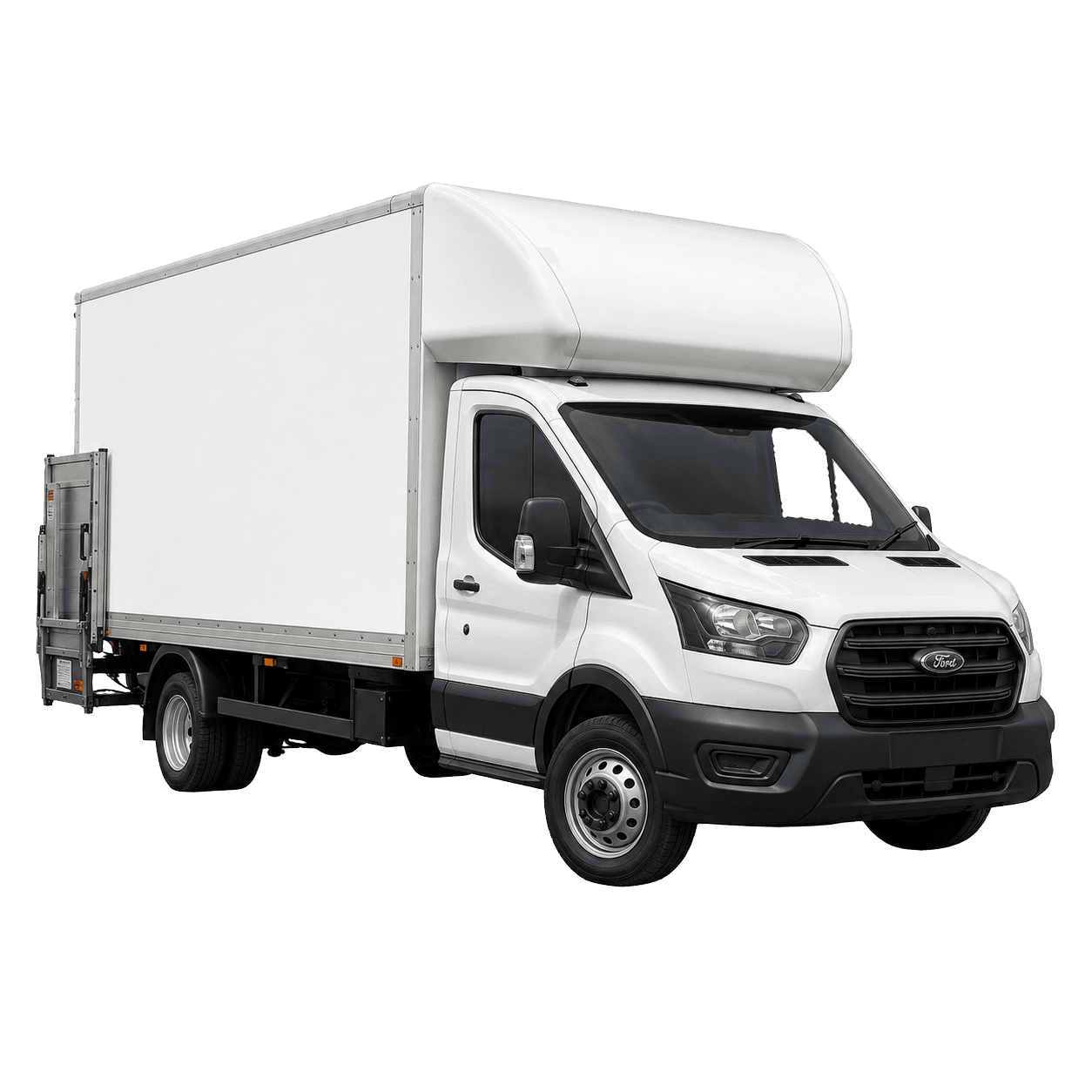 Luton box van with tail lift for moves in Ingham